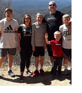 Anthony Atkins and family